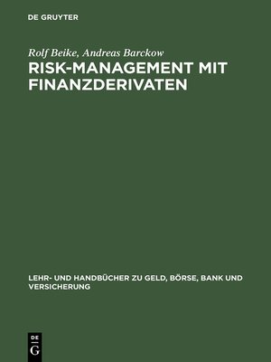 cover image of Risk-Management mit Finanzderivaten
